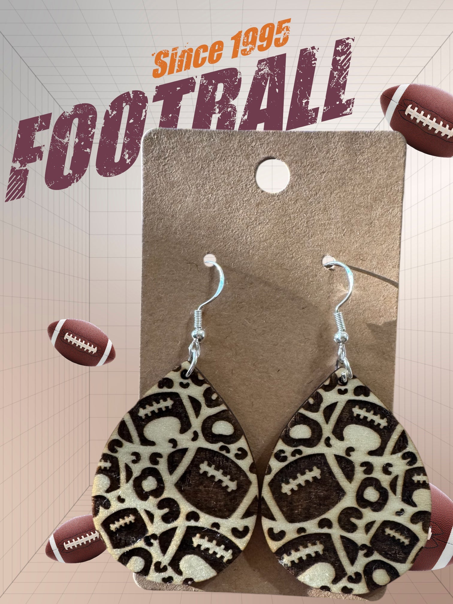 Football Earrings image 0