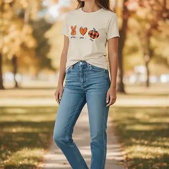 Peace Love Fall T Shirt image 0