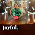 Merry Christmas Reindeer Christmas Ornament image 0