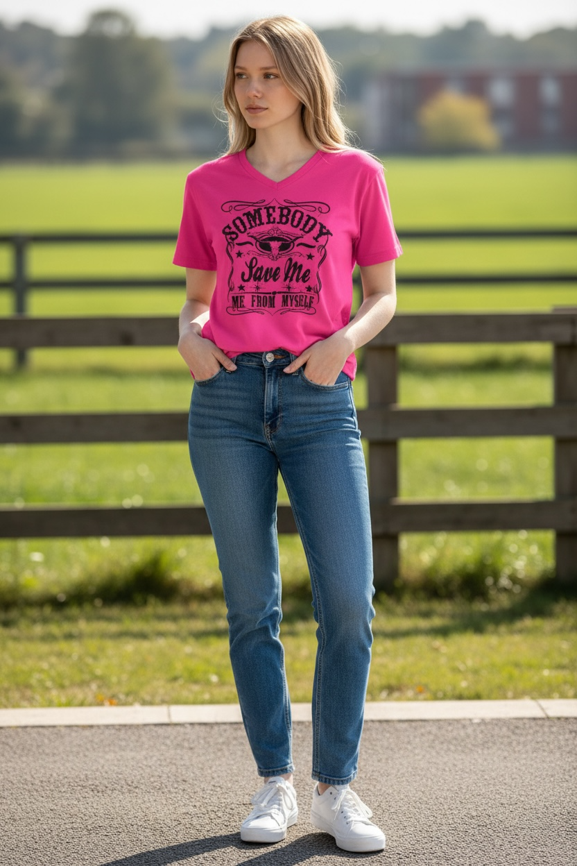 Somebody Save Me T Shirt image 0