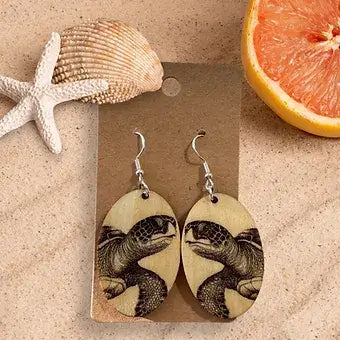 Sea Turtle Earrings image 0