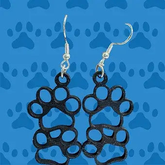 Paw Print Earrings image 0