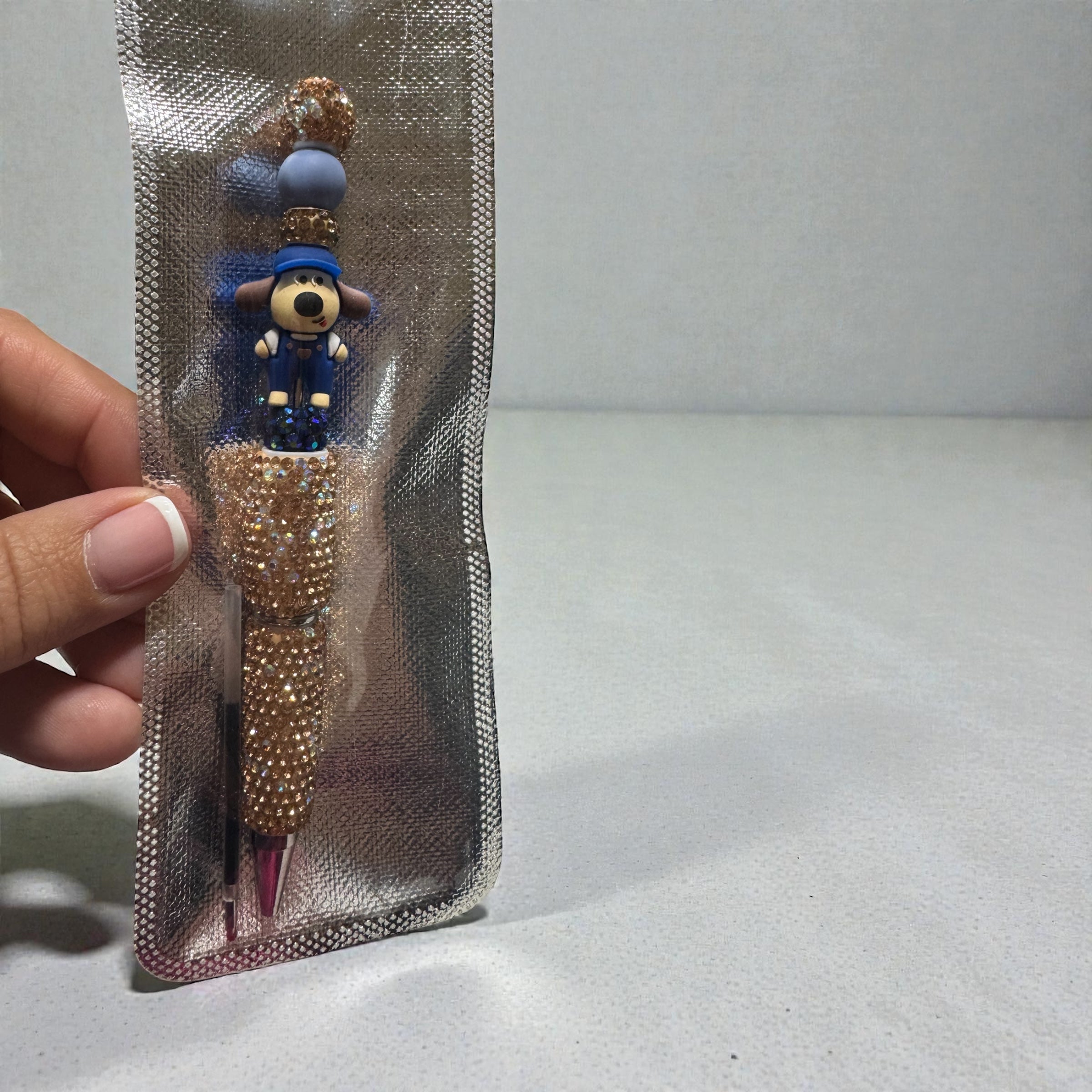 Dog Copper Sparkle Pen image 0