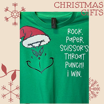 Grinch Face Throat Punch T Shirt image 0