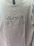 Nurse Life Long Sleeve T Shirt image 0