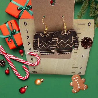 Ugly Sweater Earrings image 0