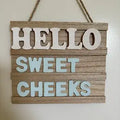 Wood Bathroom Sign image 0