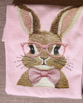 Girl Easter Bunny wearing Glasses T Shirt image 0